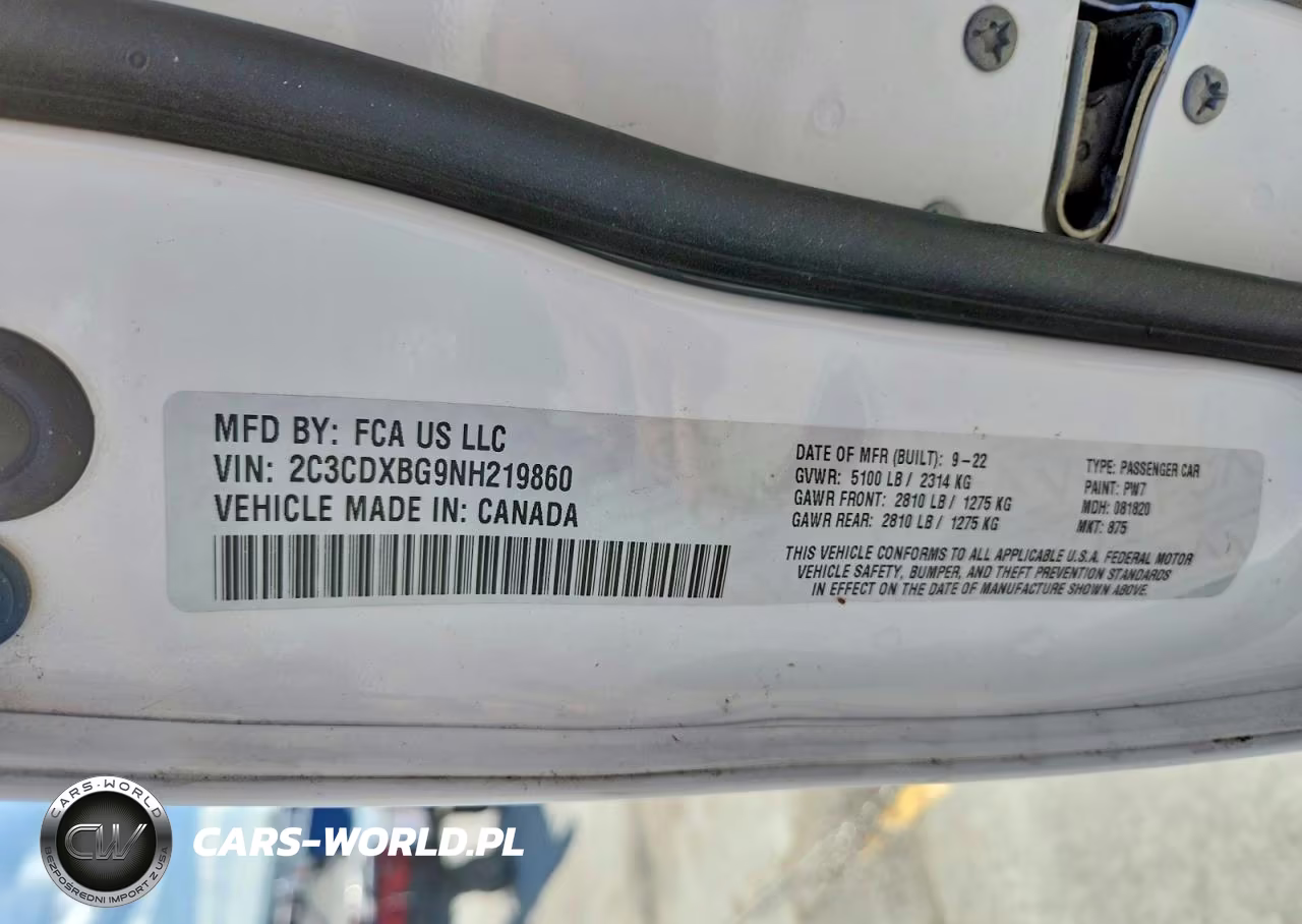 2022 Dodge Charger Sxt VIN:2C3CDXBG9NH219860 - 12