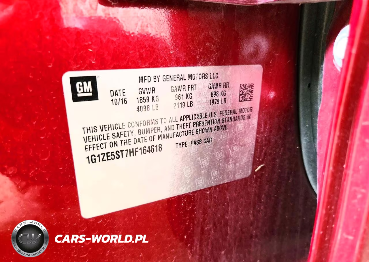 2017 Chevrolet Malibu VIN:1G1ZE5ST7HF164618 - 12