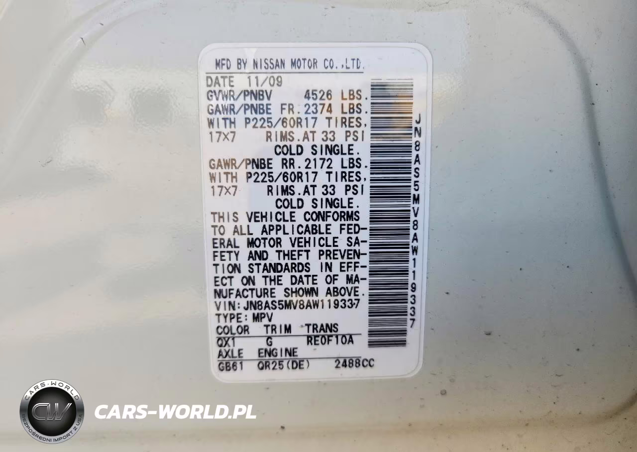 2010 Nissan Rogue S VIN:JN8AS5MV8AW119337 - 13