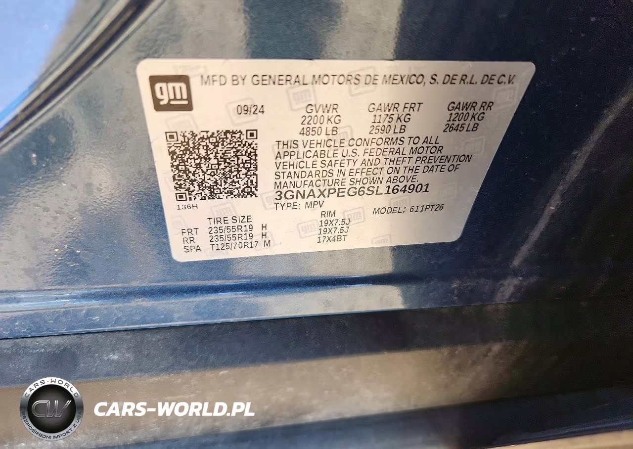 2025 Chevrolet Equinox Lt VIN:3GNAXPEG6SL164901 - 13