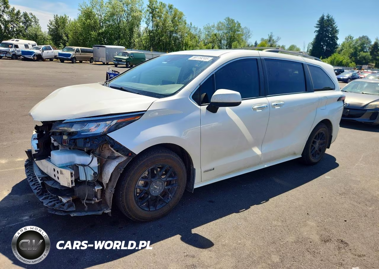 2021 Toyota Sienna Xle VIN:5TDJSKFCXMS028967 - 1