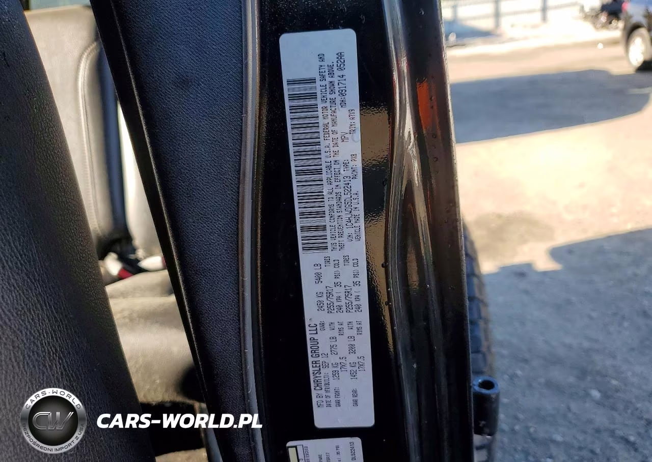 2013 Jeep Wrangler VIN:1C4HJWDG5DL522413 - 13