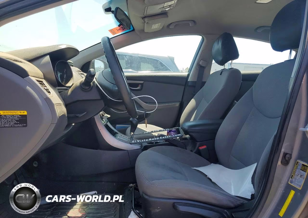 2013 Hyundai Elantra Gls VIN:5NPDH4AE4DH339753 - 7