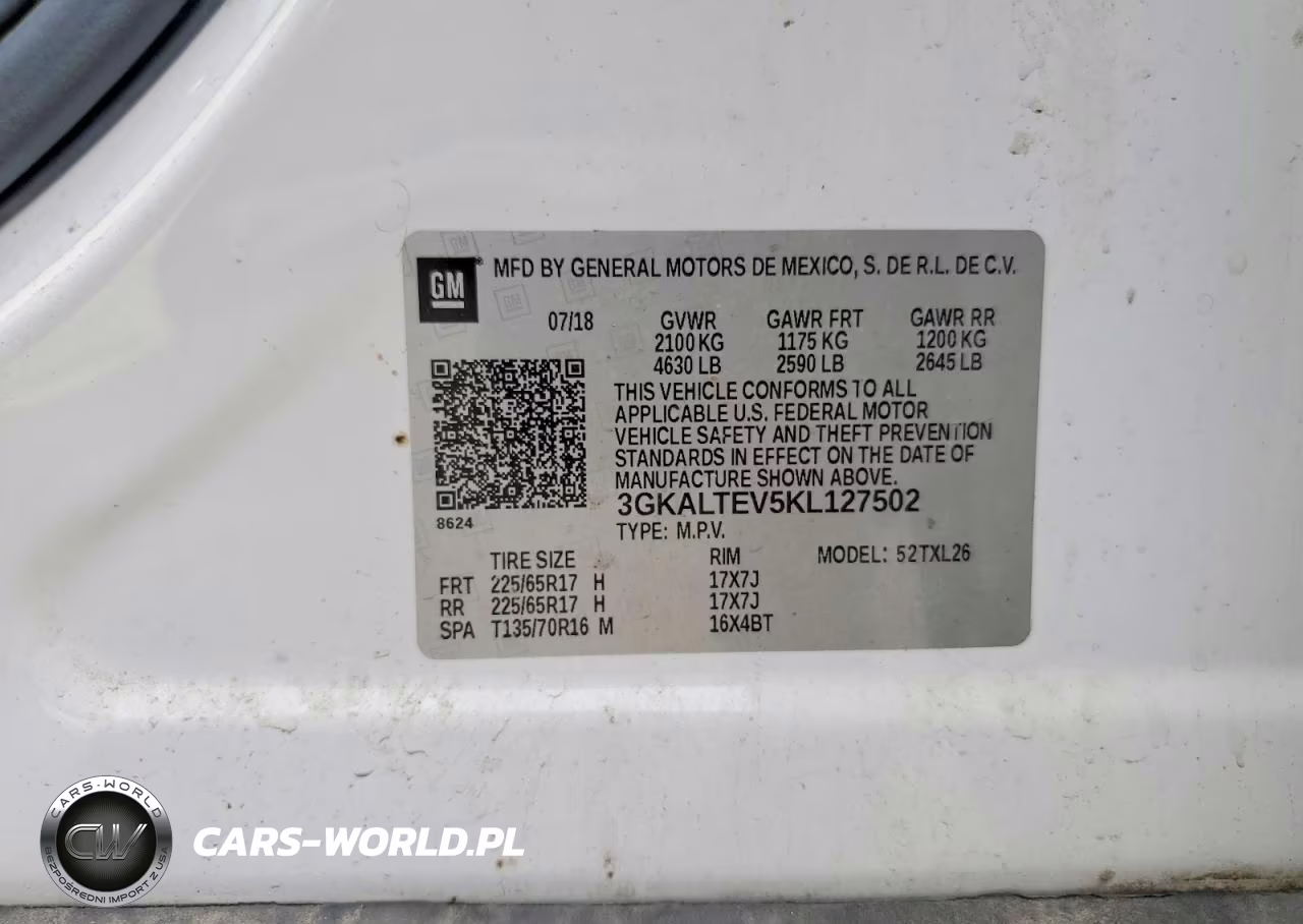 2019 GMC Terrain Sle VIN:3GKALTEV5KL127502 - 12