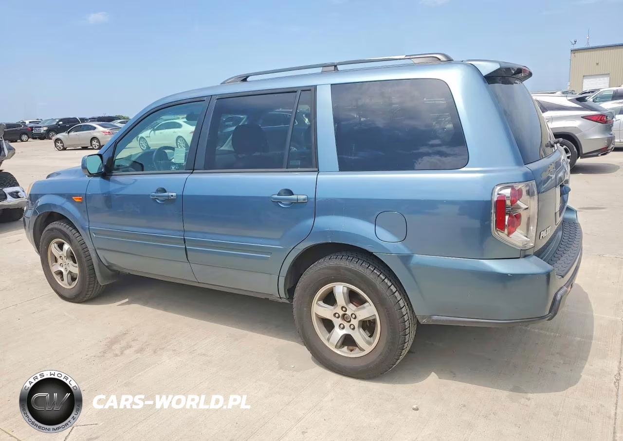 2007 Honda Pilot Exl VIN:5FNYF28767B030968 - 2