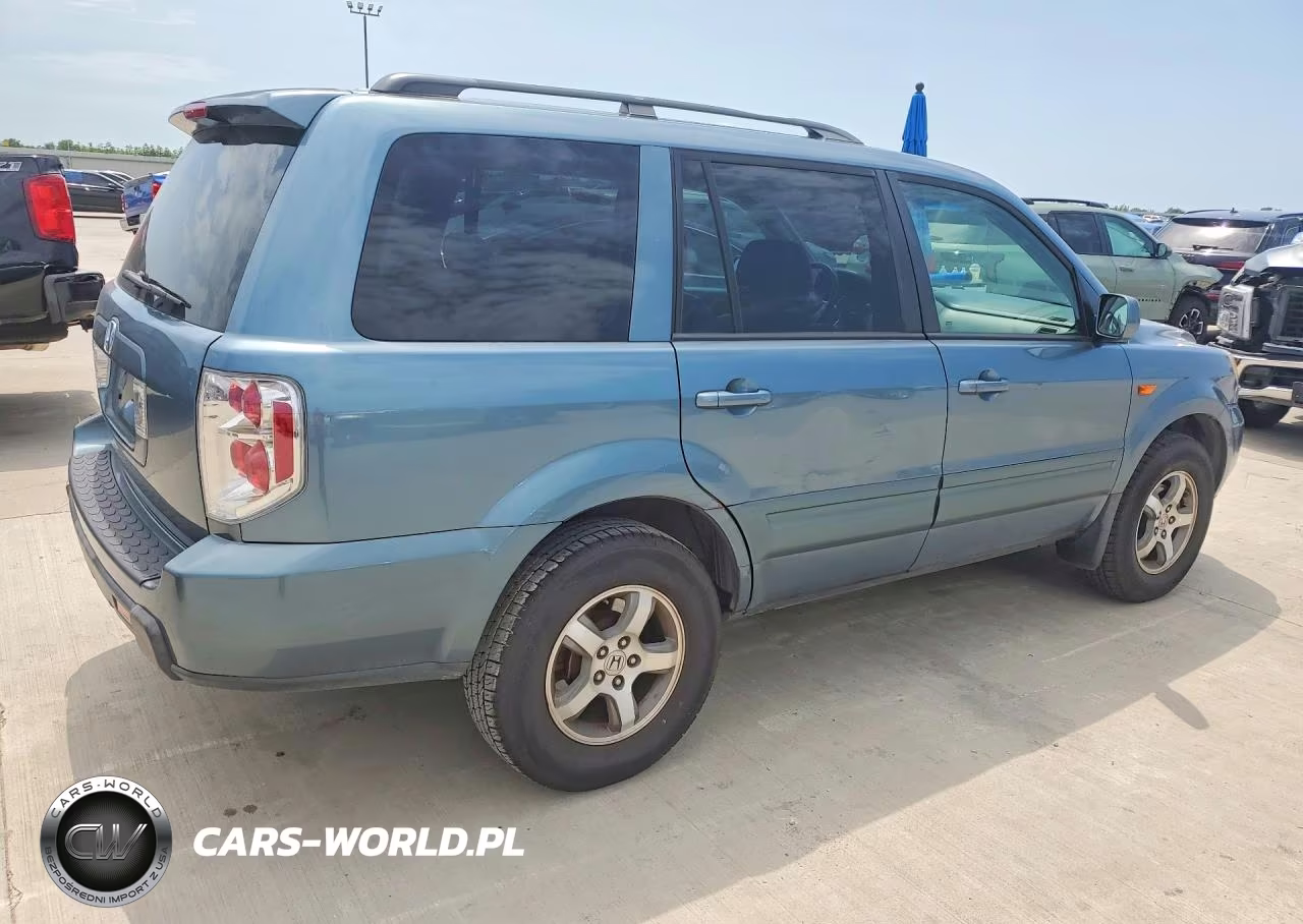 2007 Honda Pilot Exl VIN:5FNYF28767B030968 - 3