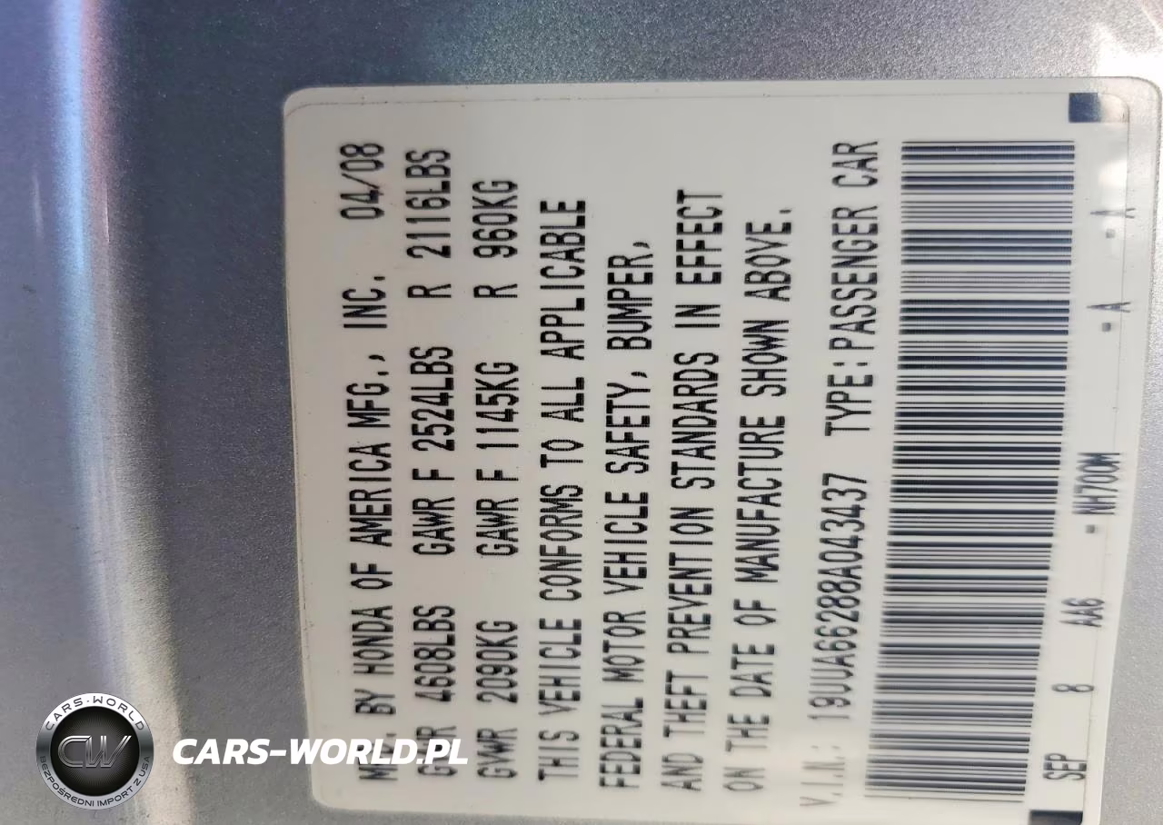2008 Acura Tl VIN:19UUA66288A043437 - 13