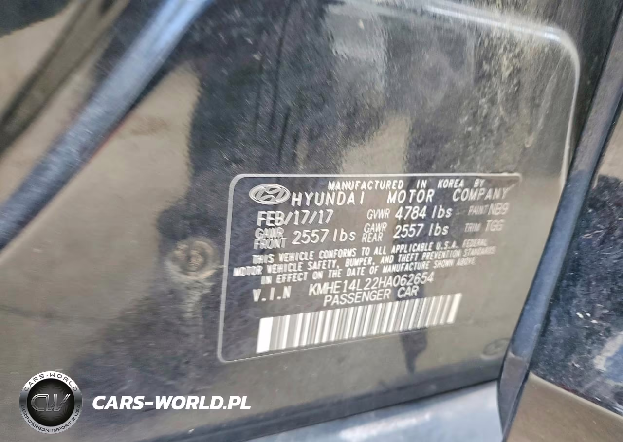 2017 Hyundai Sonata VIN:KMHE14L22HA062654 - 13