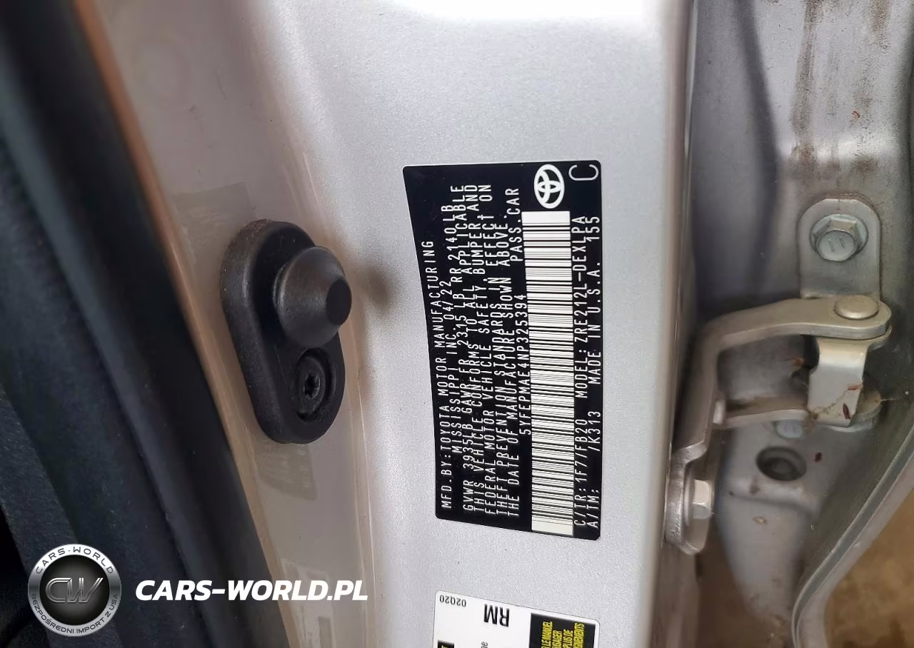 2022 Toyota Corolla Le VIN:5YFEPMAE4NP325394 - 12