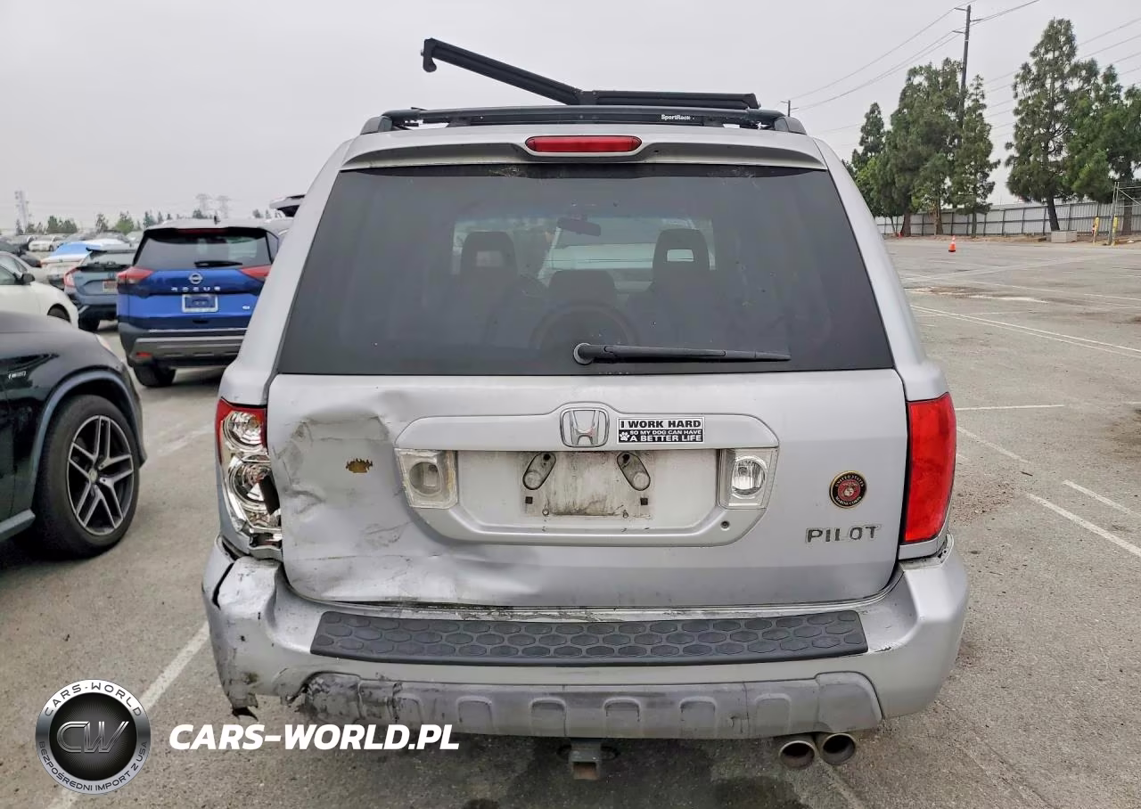 2004 Honda Pilot Exl VIN:2HKYF18674H507793 - 6