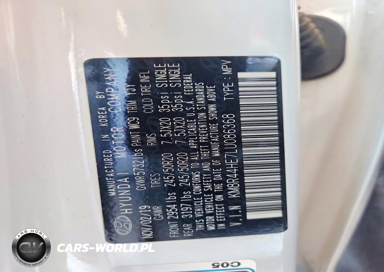 2020 Hyundai Palisade Sel VIN:KM8R44HE7LU086368 - 14