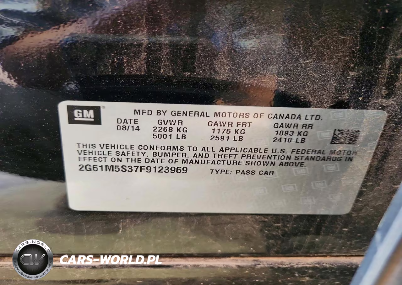 2015 Cadillac Xts Luxury Collection VIN:2G61M5S37F9123969 - 12