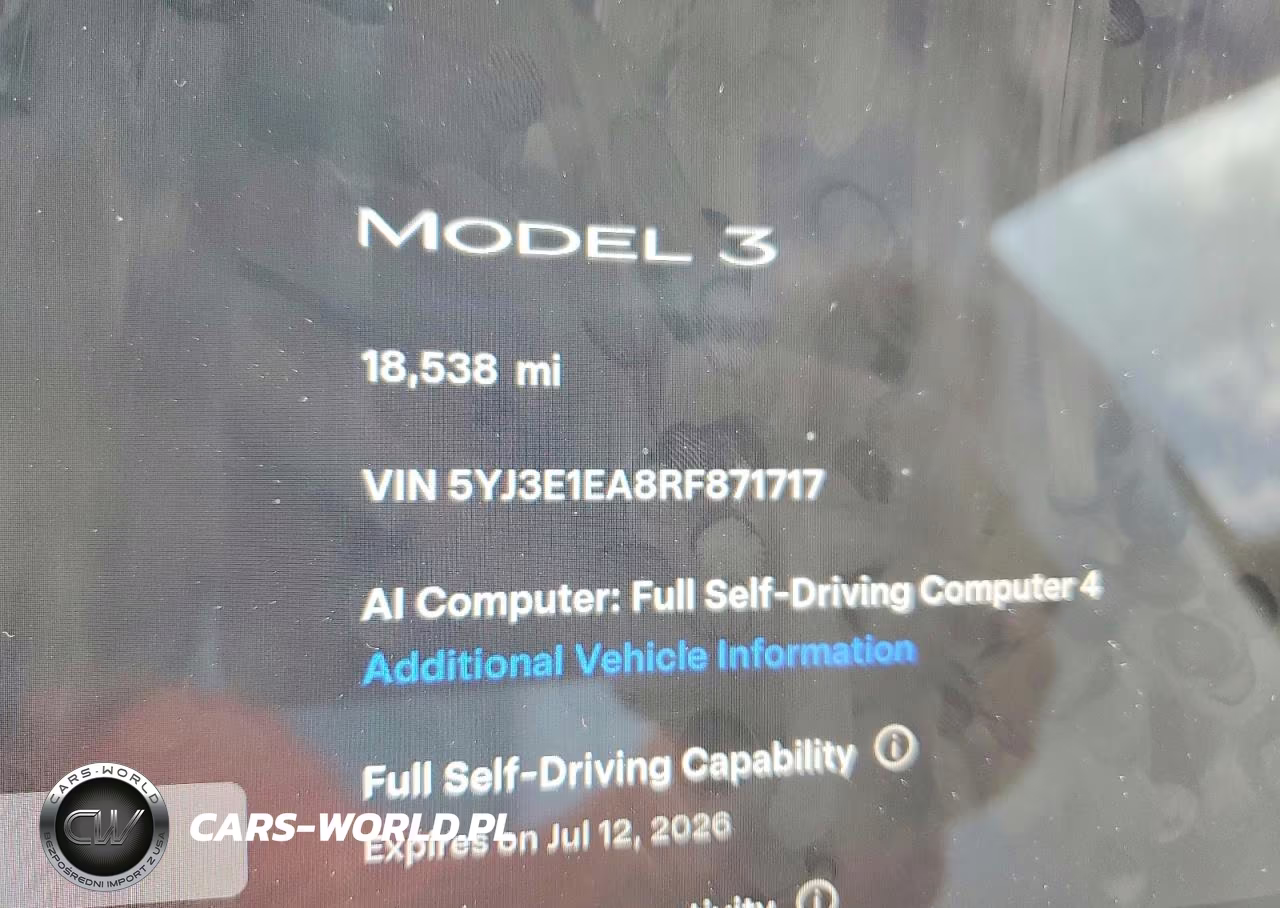 2024 Tesla Model 3 VIN:5YJ3E1EA8RF871717 - 9