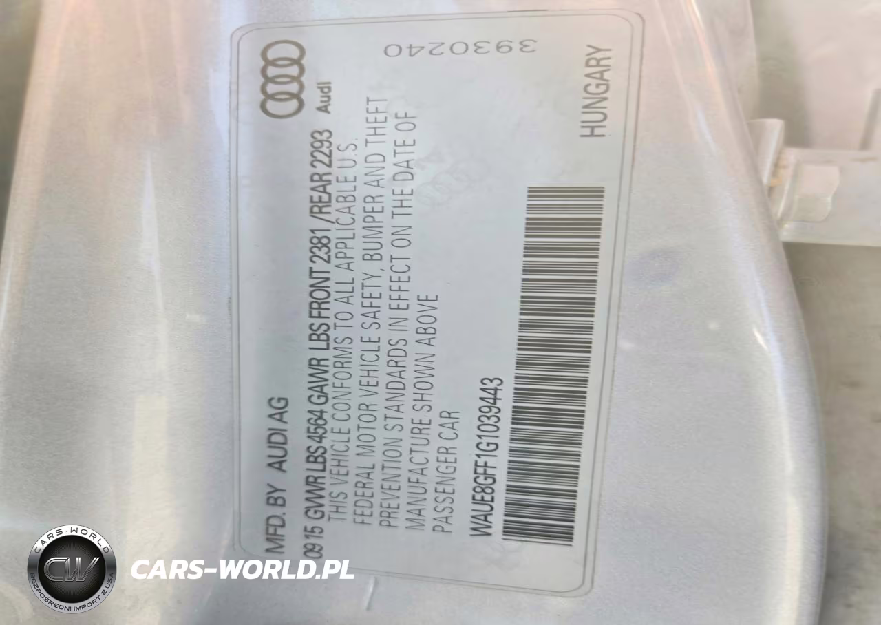 2016 Audi A3 Premium Plus VIN:WAUE8GFF1G1039443 - 12