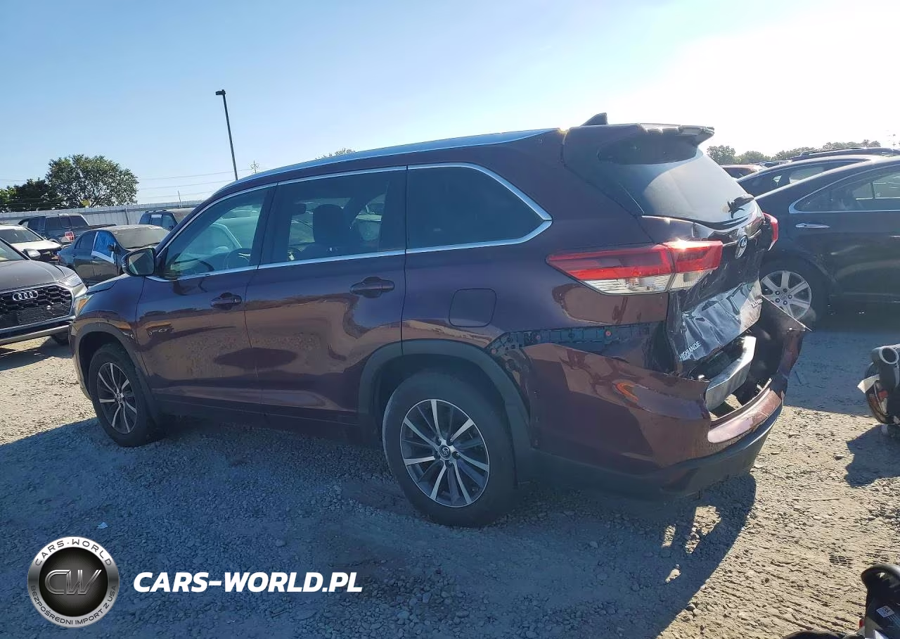 2017 Toyota Highlander Xle VIN:5TDJZRFH9HS396885 - 2