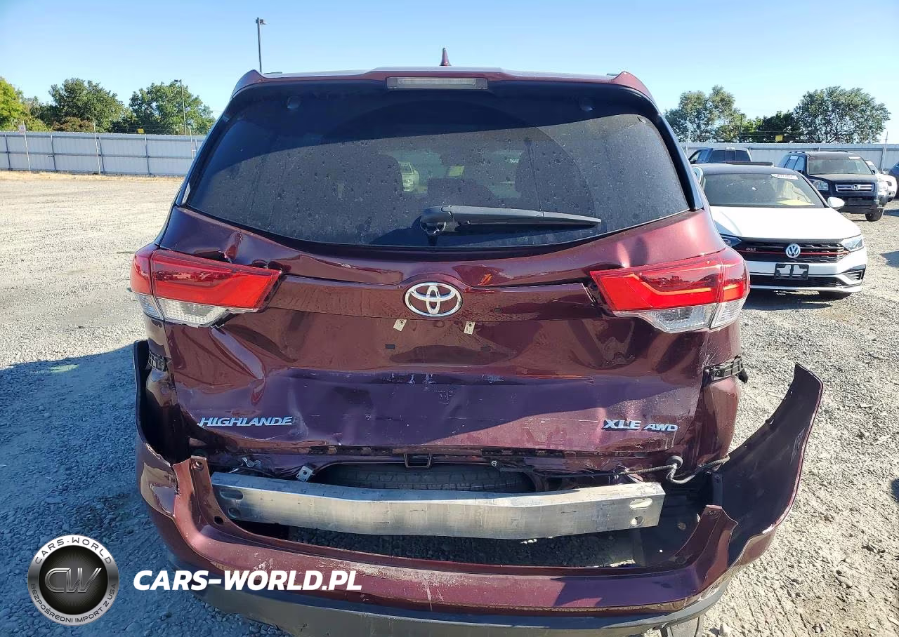 2017 Toyota Highlander Xle VIN:5TDJZRFH9HS396885 - 6