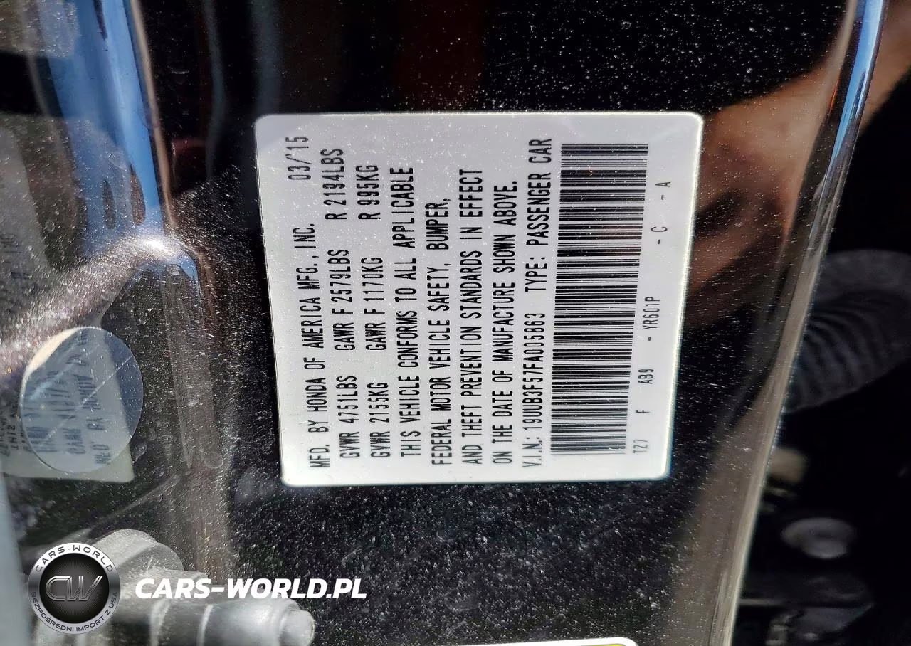 2015 Acura Tlx Tech VIN:19UUB3F57FA005863 - 12