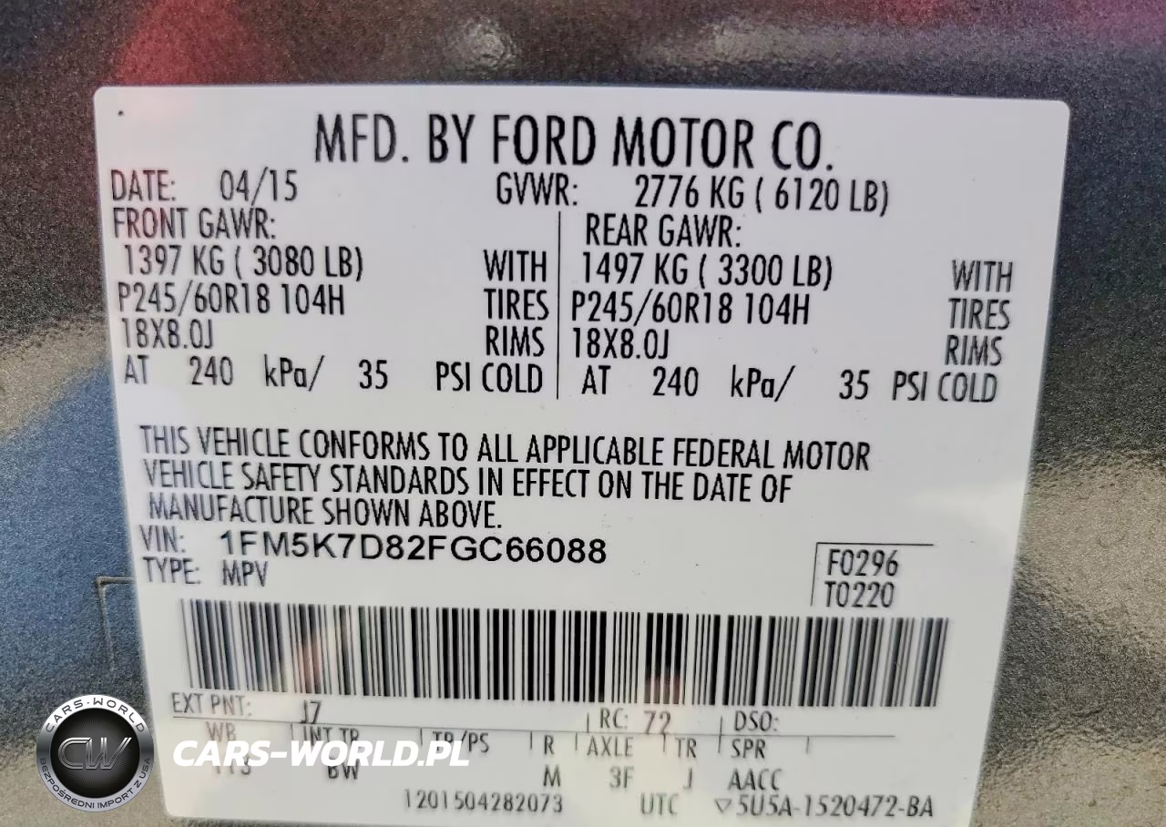 2015 Ford Explorer Xlt VIN:1FM5K7D82FGC66088 - 13
