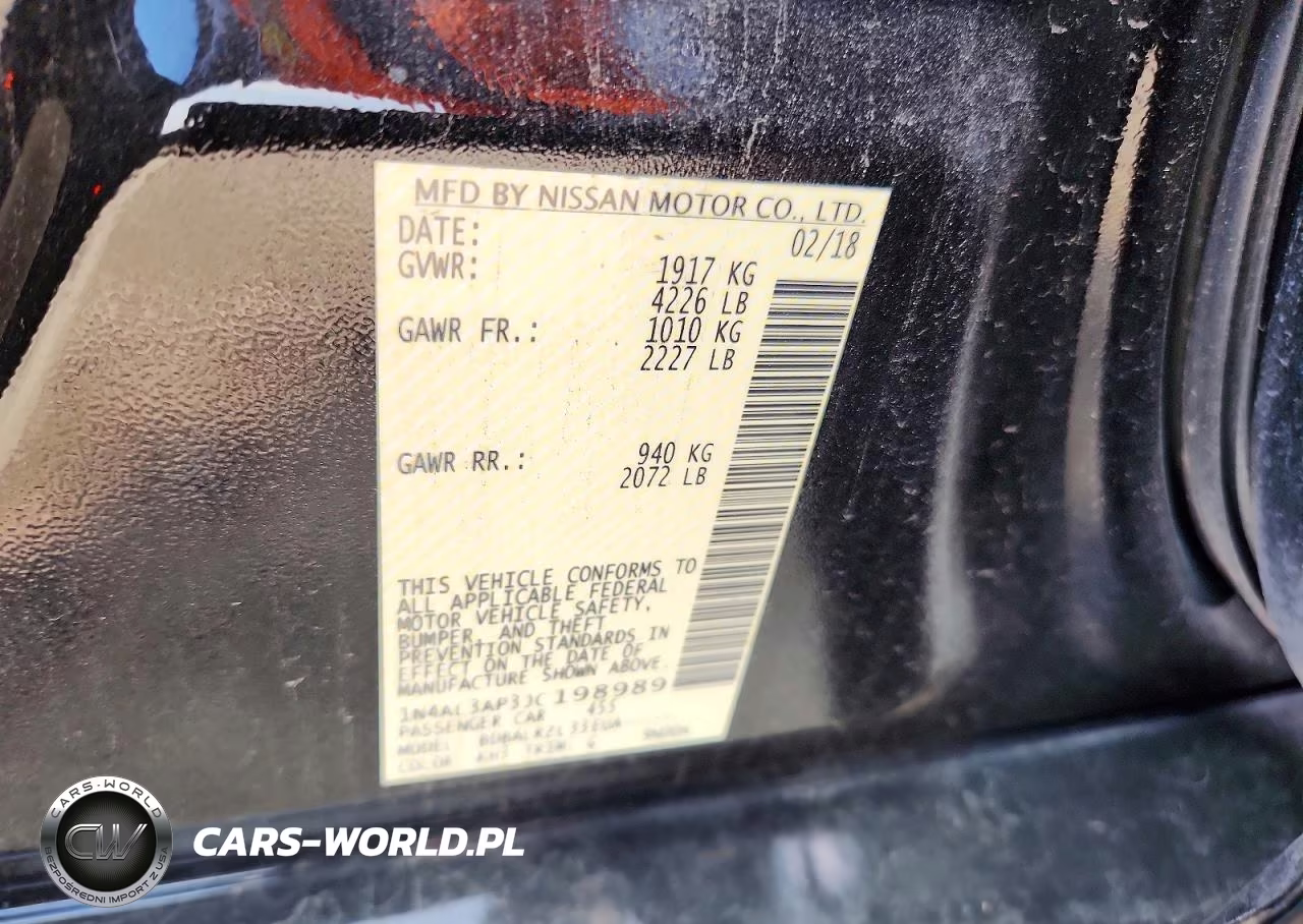 2018 Nissan Altima 2.5 Sl VIN:1N4AL3AP3JC198989 - 12
