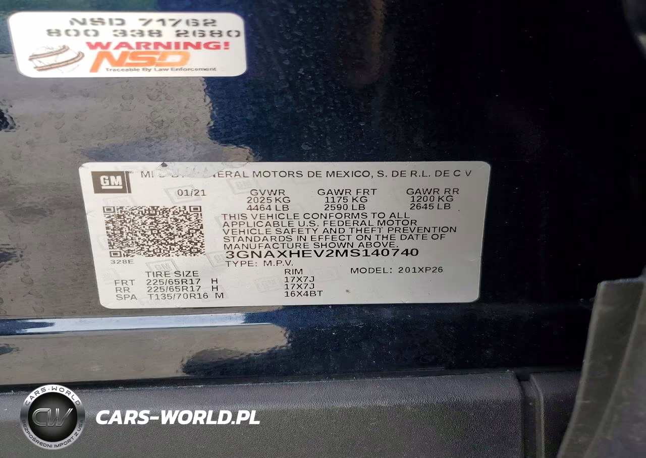 2021 Chevrolet Equinox Ls VIN:3GNAXHEV2MS140740 - 13