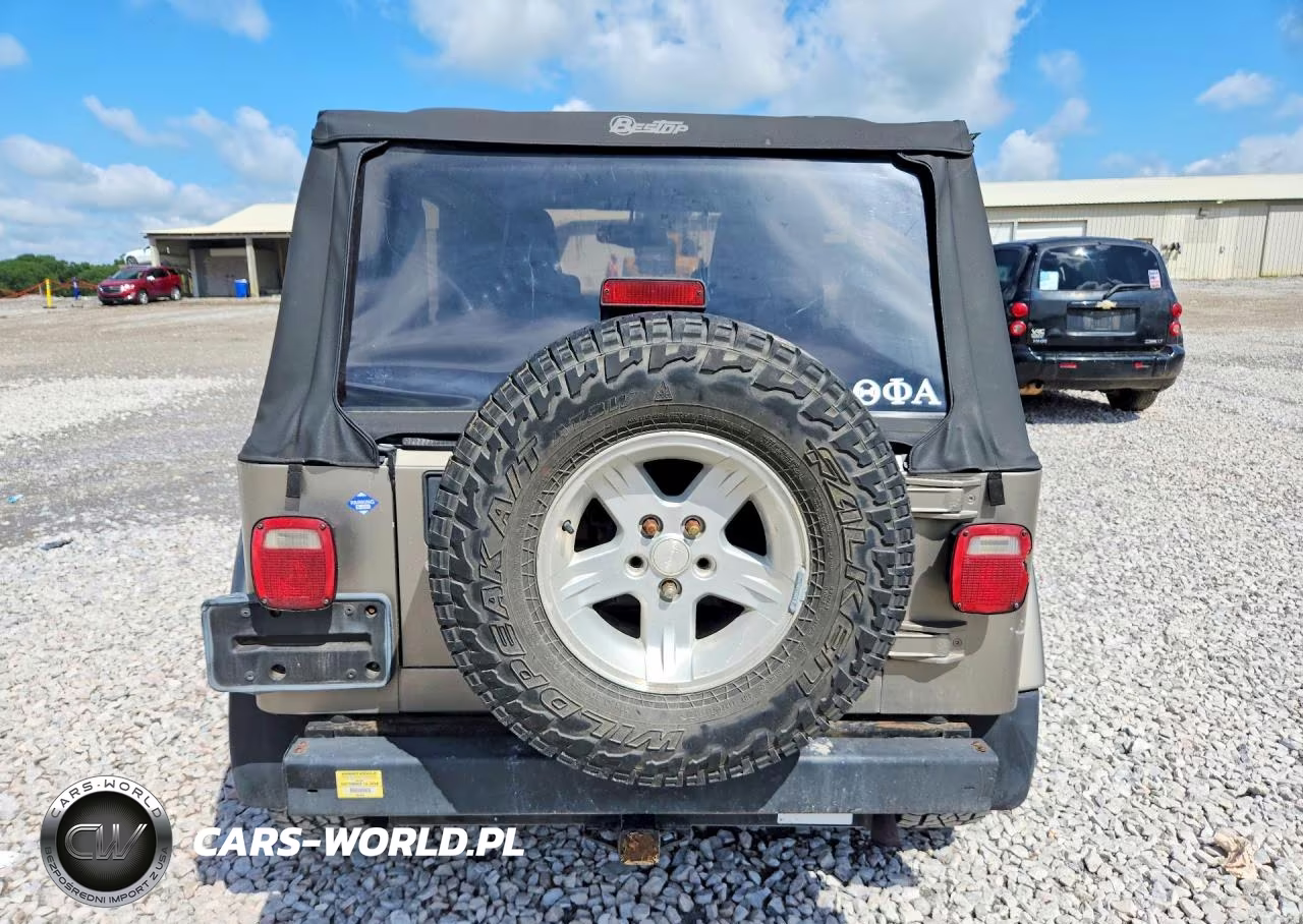 2004 Jeep Wrangler - Tj Sahara VIN:1J4FA59S14P712680 - 6