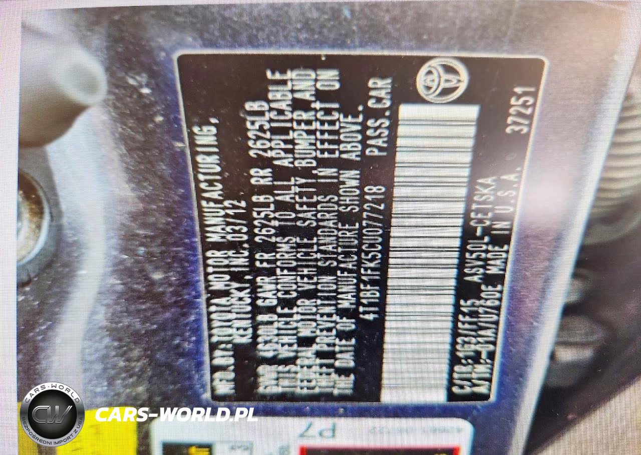 2012 Toyota Camry Se VIN:4T1BF1FK5CU077218 - 12