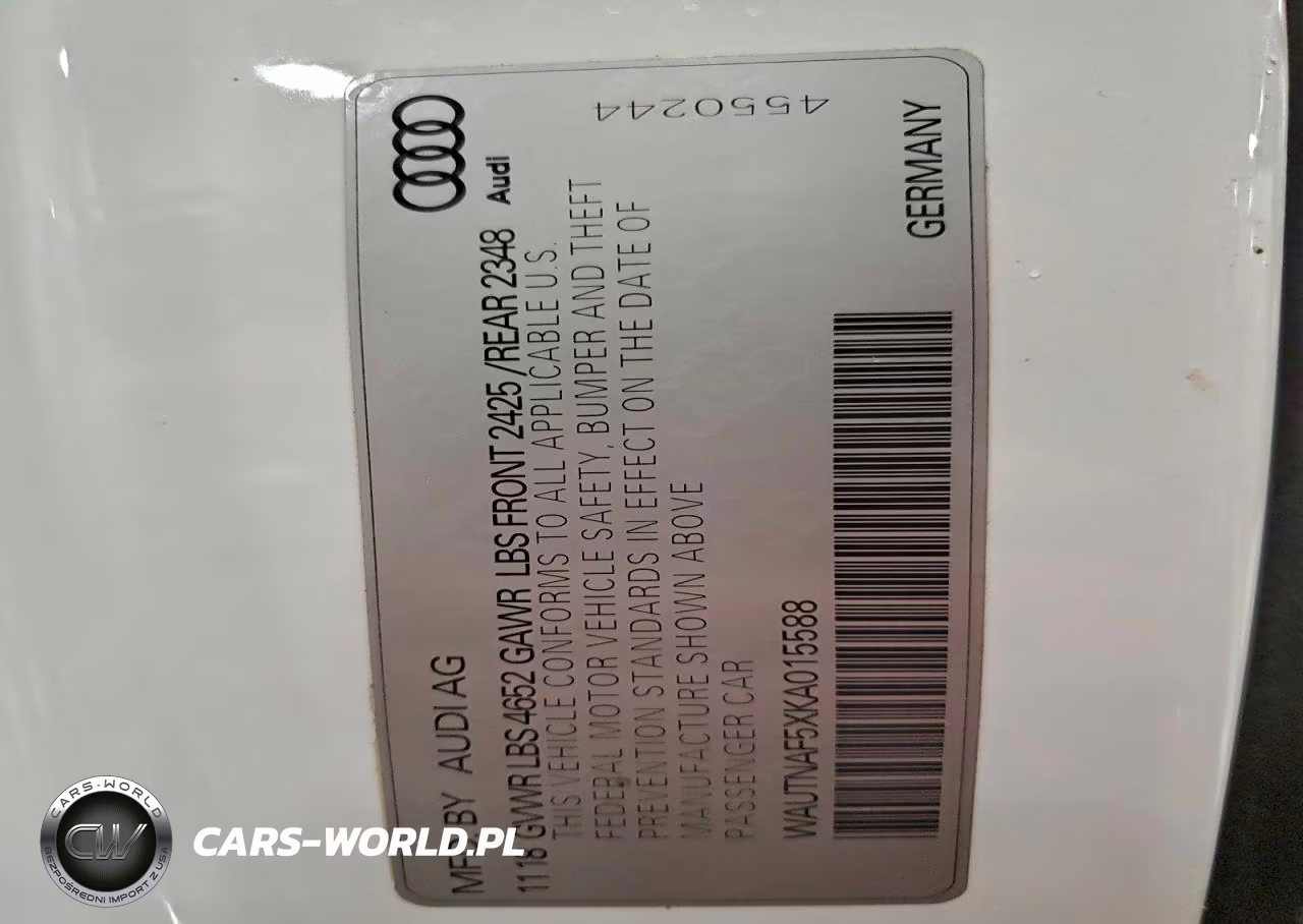 2019 Audi A5 Premium Plus VIN:WAUTNAF5XKA015588 - 12
