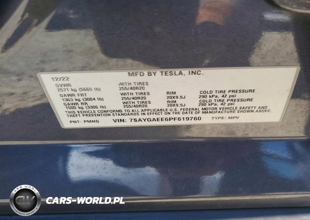 2023 Tesla Model Y VIN:7SAYGAEE6PF619760 - 12