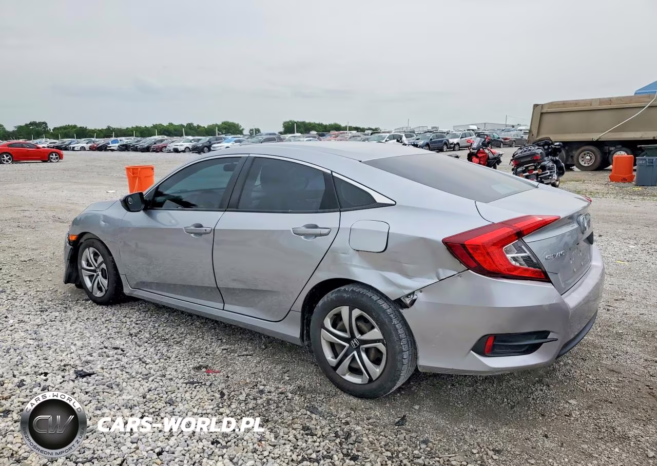 2018 Honda Civic Lx VIN:19XFC2F55JE042348 - 2
