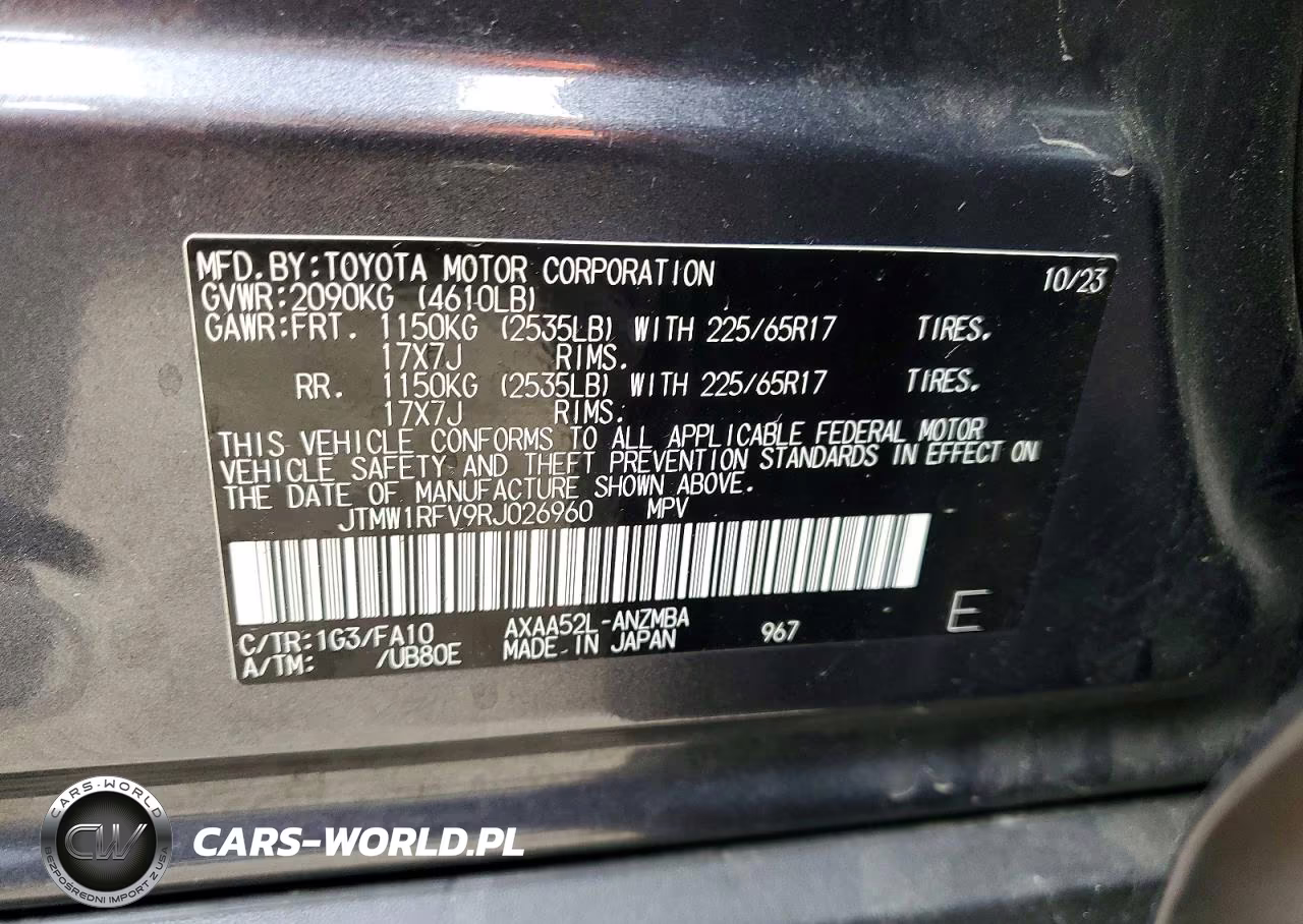 2024 Toyota Rav4 Xle VIN:JTMW1RFV9RJ026960 - 13