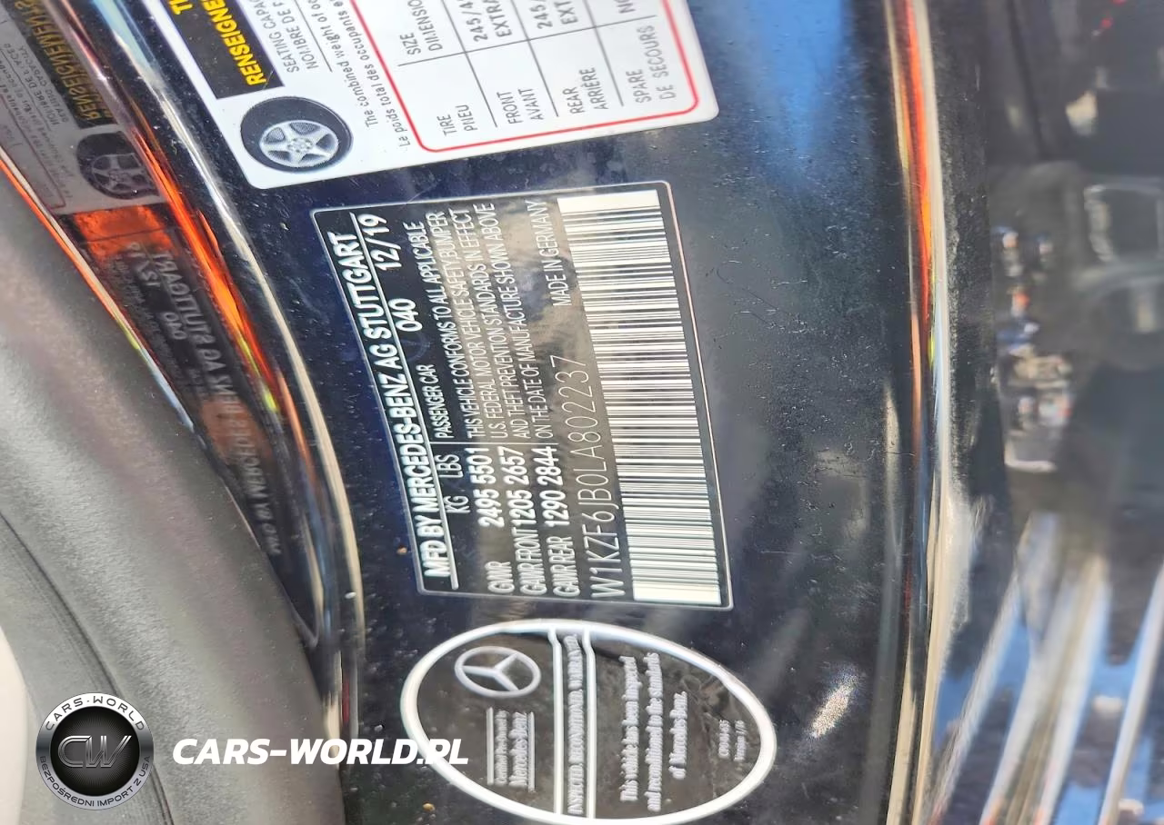 2020 Mercedes-Benz E 450 4Matic VIN:W1KZF6JB0LA802237 - 12