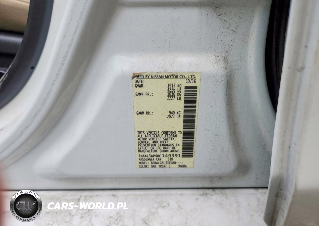 2017 Nissan Altima 2.5 S VIN:1N4AL3AP4HC149391 - 12