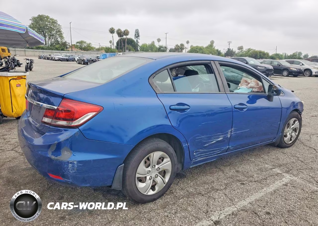 2014 Honda Civic Lx VIN:19XFB2F54EE233137 - 3
