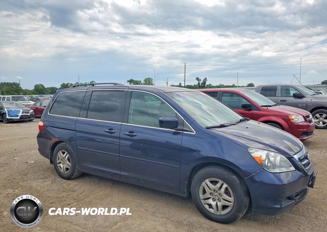 2007 Honda Odyssey Ex VIN:5FNRL38417B055379 - 4