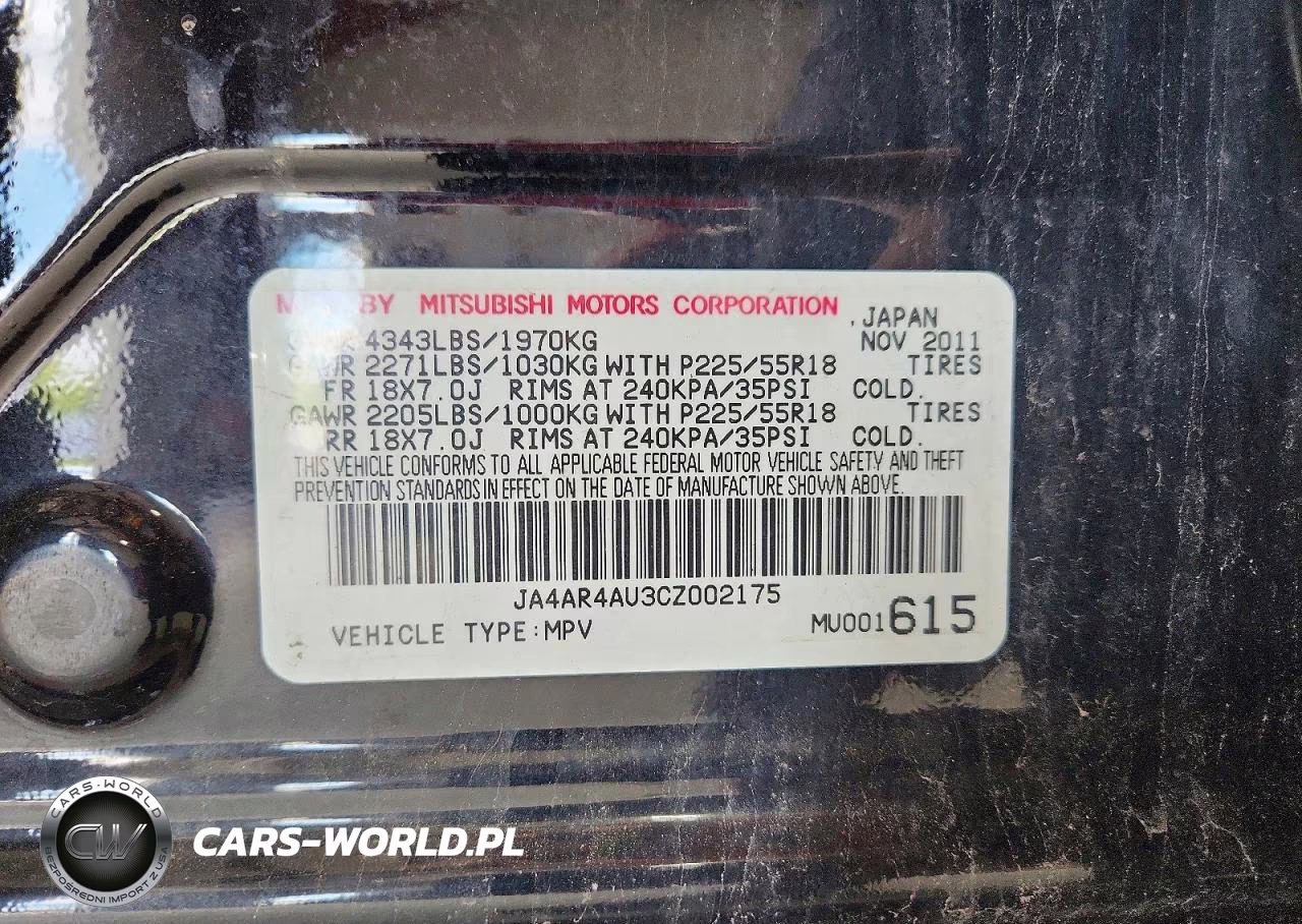 2012 Mitsubishi Outlander Sport Se VIN:JA4AR4AU3CZ002175 - 13