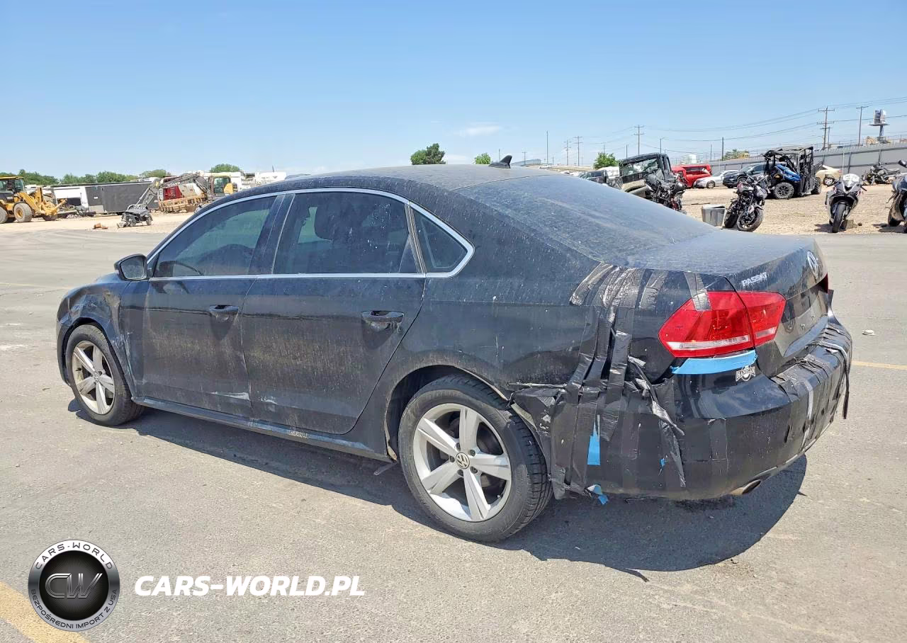 2013 Volkswagen Passat Se VIN:1VWBH7A34DC080083 - 2