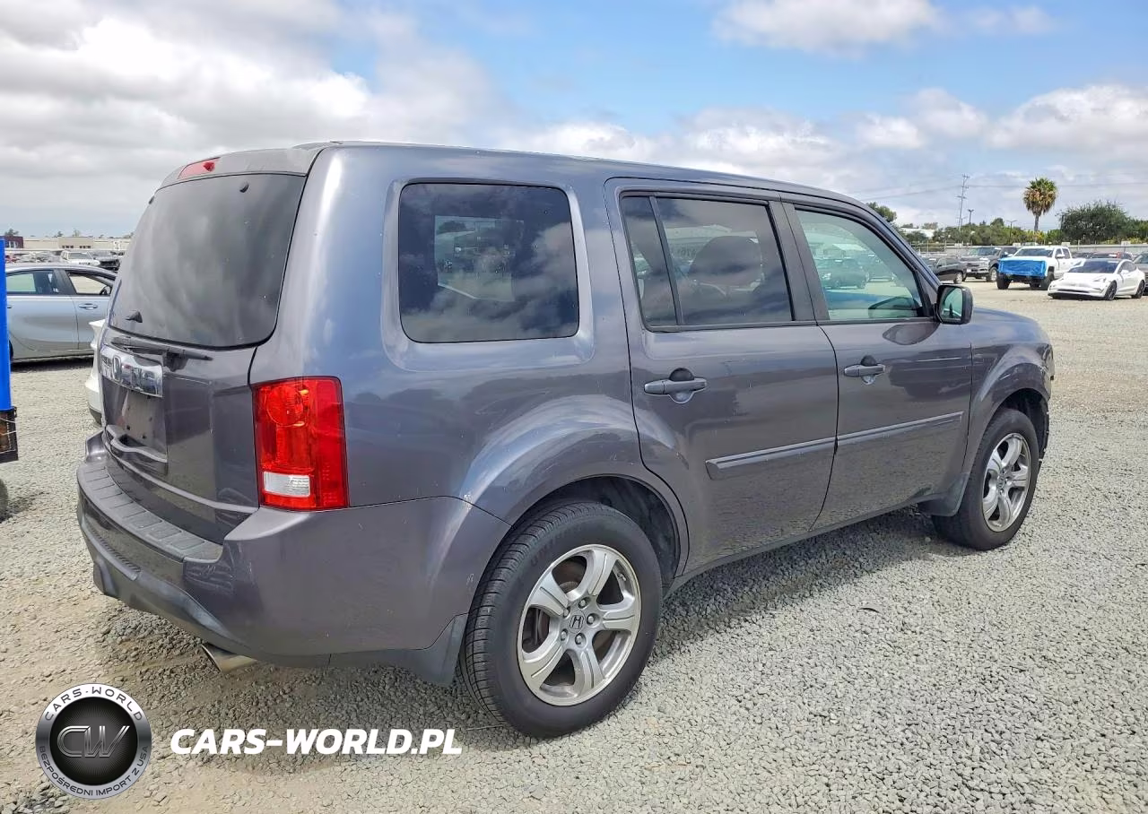 2015 Honda Pilot Exl VIN:5FNYF3H59FB029140 - 3