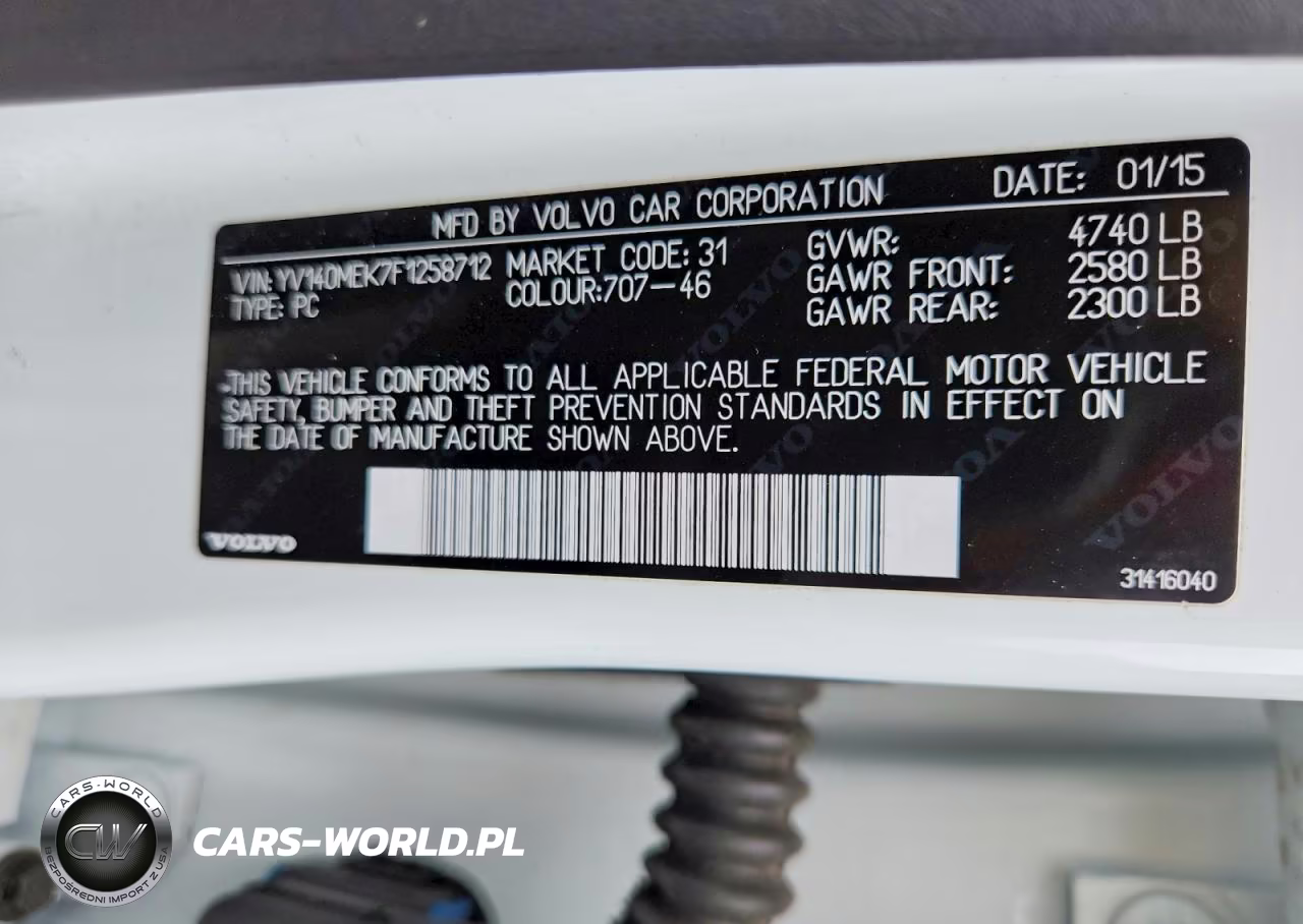 2015 Volvo V60 Premier VIN:YV140MEK7F1258712 - 13