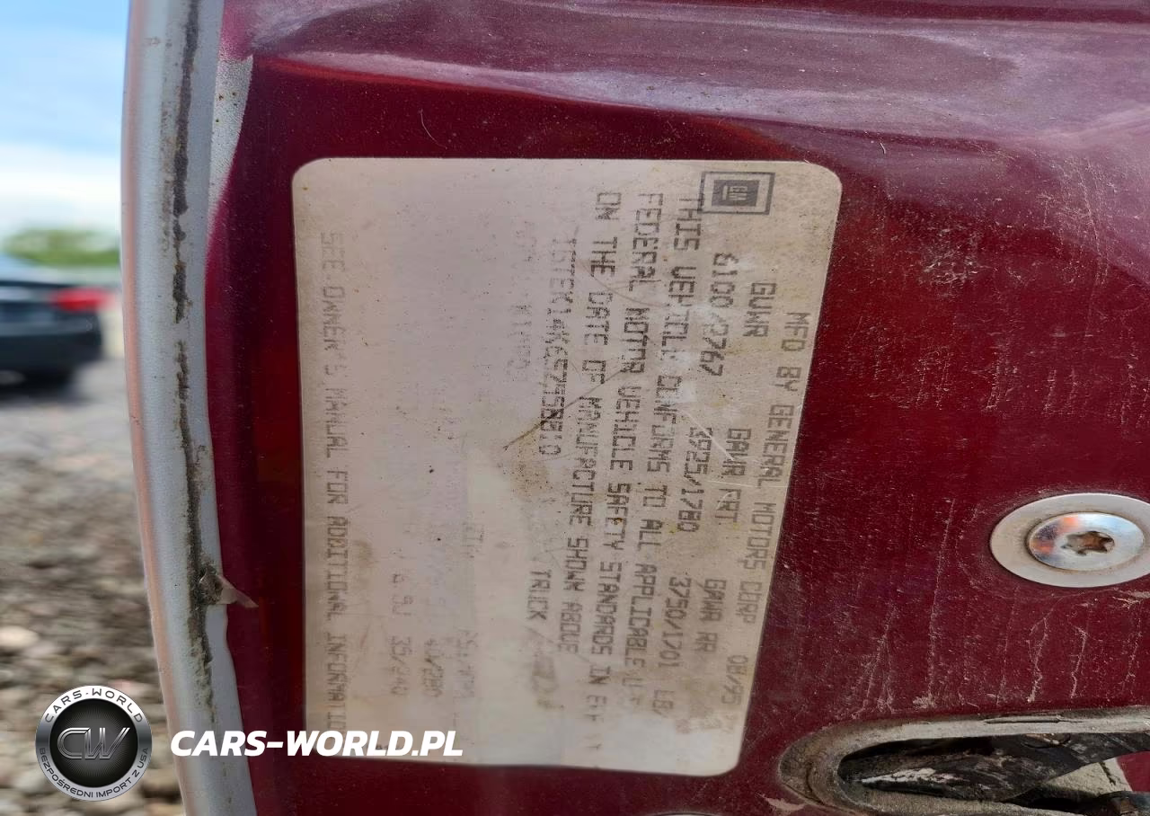 1995 GMC Sierra K1500 VIN:1GTEK14K6SZ558810 - 12