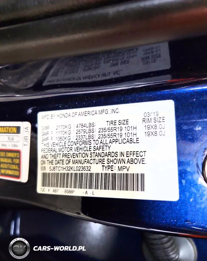 2019 Acura Rdx VIN:5J8TC1H32KL023632 - 13