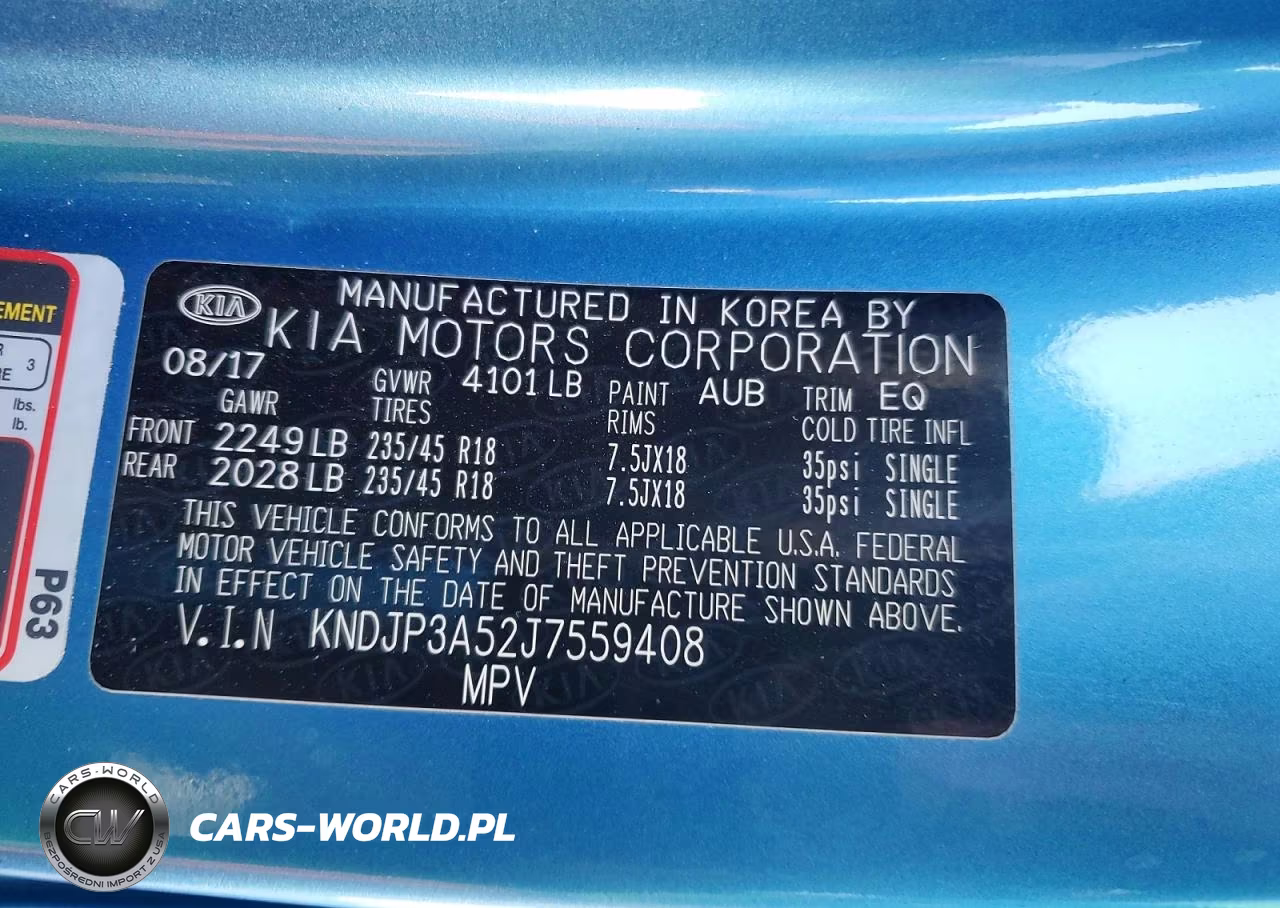 2018 Kia Soul + VIN:KNDJP3A52J7559408 - 12