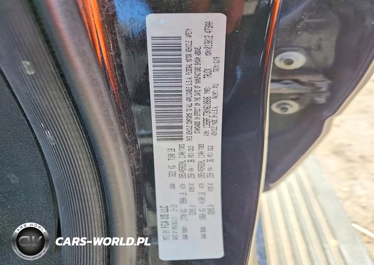 2019 Ram 1500 Laramie VIN:1C6SRFJT3KN610806 - 13