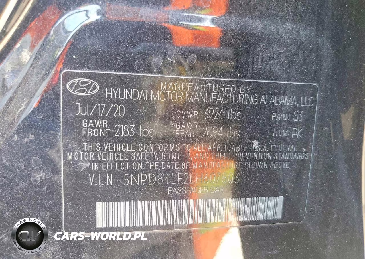 2020 Hyundai Elantra Value Edition VIN:5NPD84LF2LH607803 - 12