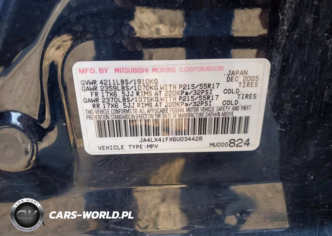 2006 Mitsubishi Outlander VIN:JA4LX41FX6U034428 - 13