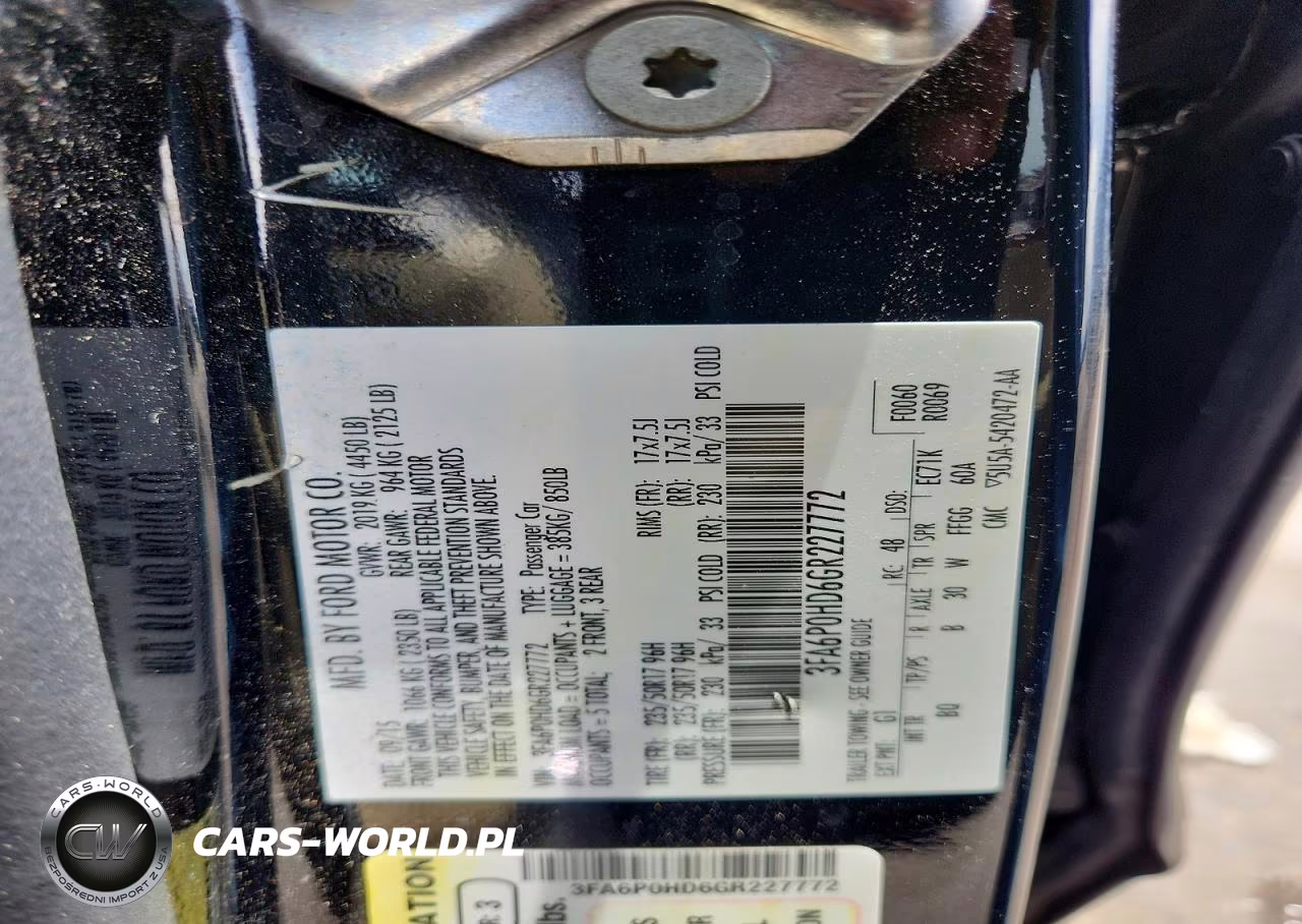2016 Ford Fusion Se VIN:3FA6P0HD6GR227772 - 12