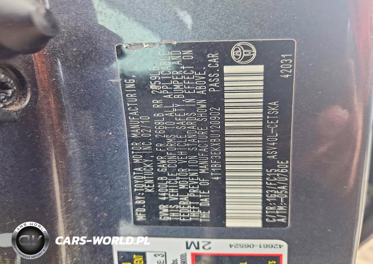 2011 Toyota Camry Se VIN:4T1BF3EKXBU120902 - 13