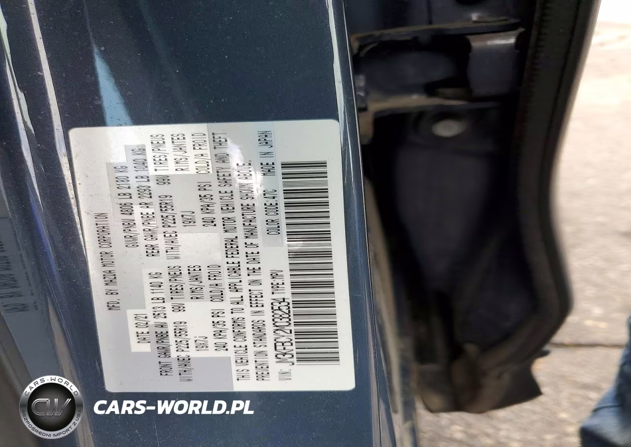 2021 Mazda Cx-5 Carbon Edition VIN:JM3KFBCY2M0382534 - 12