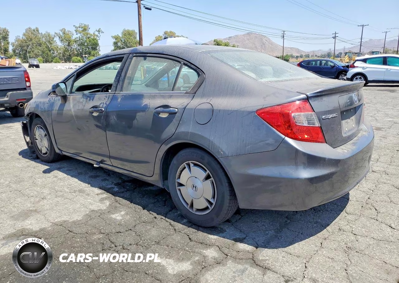 2012 Honda Civic Hf VIN:2HGFB2F69CH574013 - 2