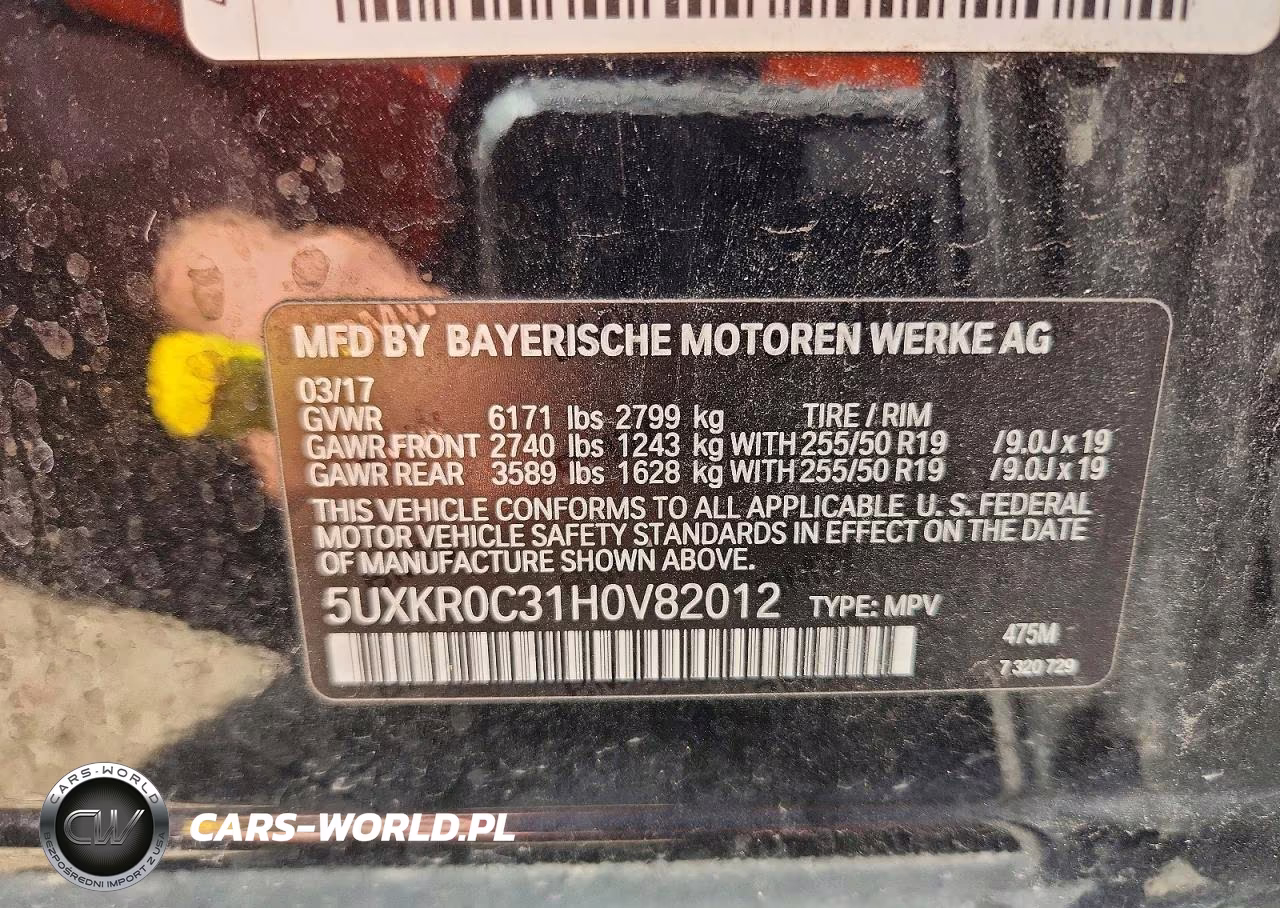2017 BMW X5 xDrive35I VIN:5UXKR0C31H0V82012 - 12