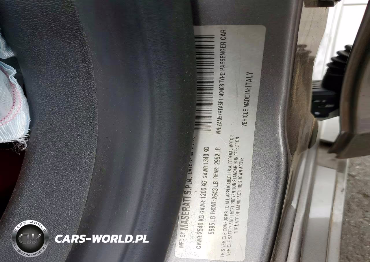 2015 Maserati Ghibli S VIN:ZAM57RTA6F1149408 - 12